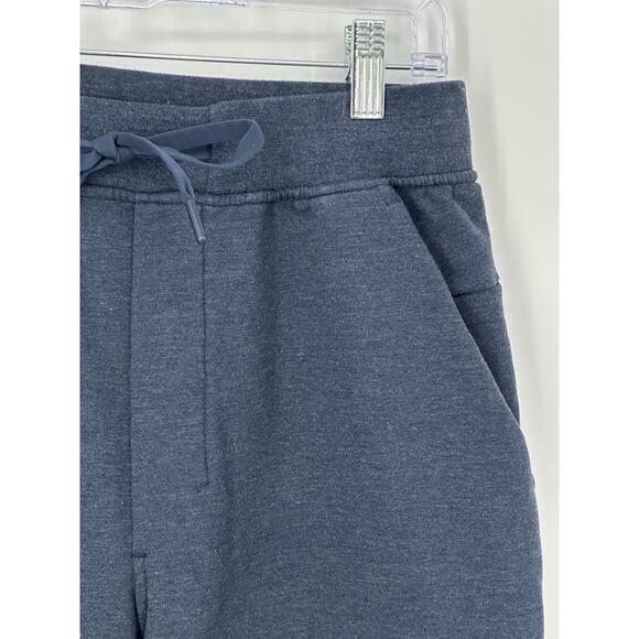 Lululemon Men’s Medium Navy Drawstring Shorts Cotton-Blend Casual Lounge Stretch - Picture 6 of 13